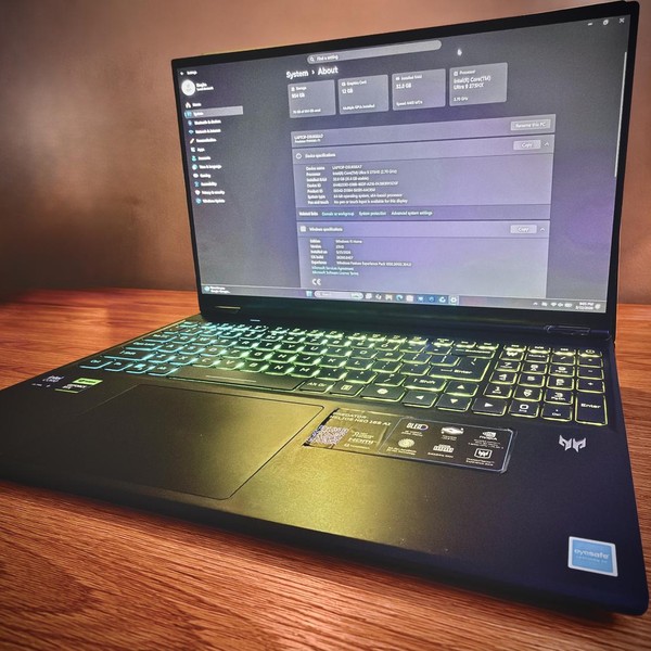 Acer Predator Helios Neo 16S AI - 1 TB, Black, 32 GB, Intel Core Ultra 9