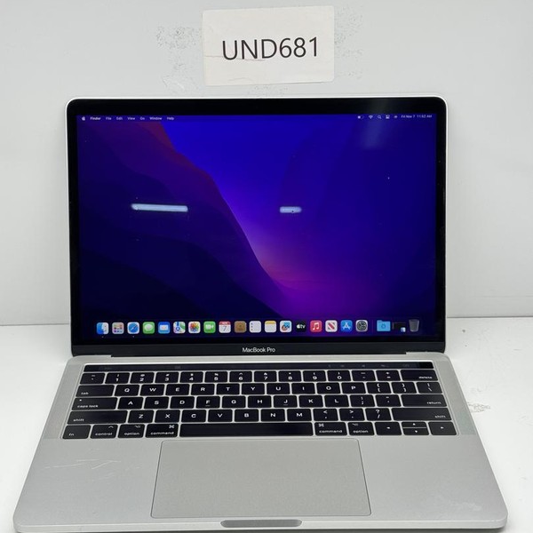 MacBook Pro 2017 (With Touch Bar) - 13 inch - 512 GB, Silver, 16 GB, Intel Core i5