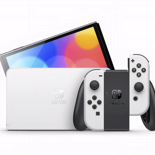 Nintendo Switch - OLED - 64 GB, White