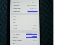 Good
													Apple iPhone 12 Pro Max - Unlocked, Graphite, 128 GB, A2342, photo 3 of 8