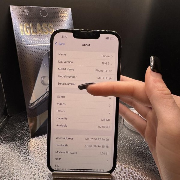 Apple iPhone 13 Pro - T-Mobile, 128 GB, Sierra Blue, A2483