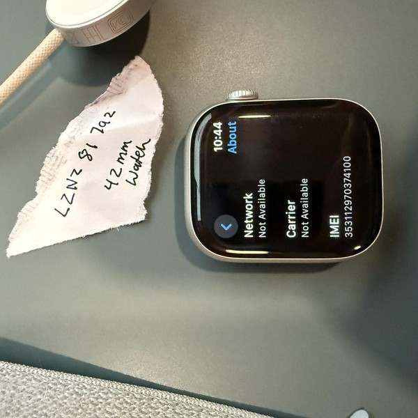 Apple Watch Series 10 42mm - Unlocked, Silver, A3001 - Cellular, Aluminum