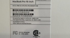 Mint
													MacBook Pro Late 2023 (M3) - 16" - Apple M3 Pro 12-core, Black, 512 GB, 36 GB, 18-core GPU, photo 5 of 14