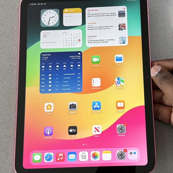 Apple iPad (10th Gen) - Wi-Fi, 64 GB, Pink, A2696