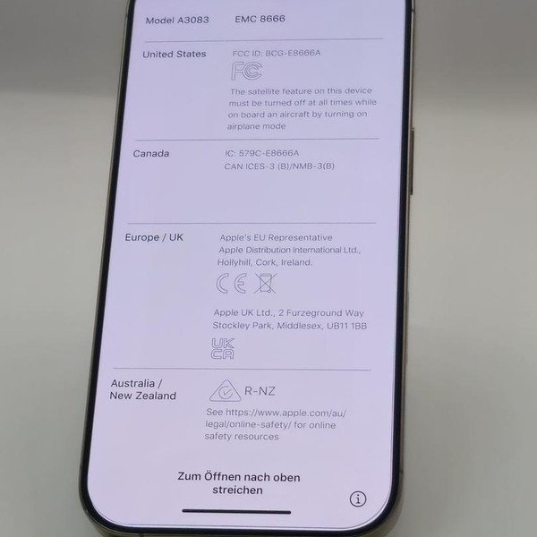 Apple iPhone 16 Pro - Unlocked, 256 GB, Natural, A3083