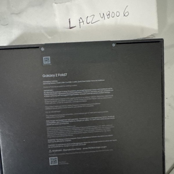 Samsung Galaxy Z Fold7 - Unlocked, 512 GB, Blue Shadow, 12 GB, SM-F966U1