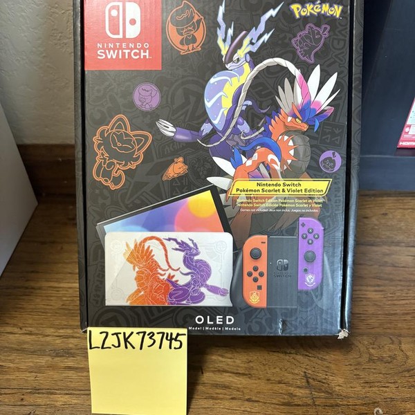 Nintendo Switch - OLED - 64 GB, Violet, Pokemon Scarlet & Violet
