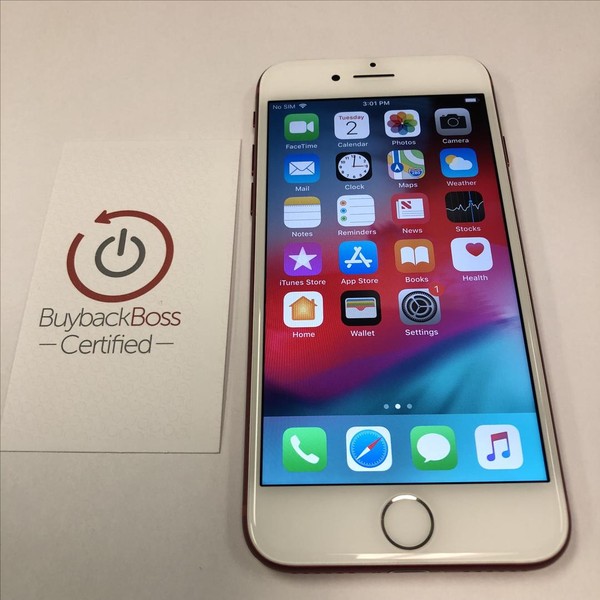 Apple iPhone 7 - Unlocked, 128 GB, Red, A1778, GSM