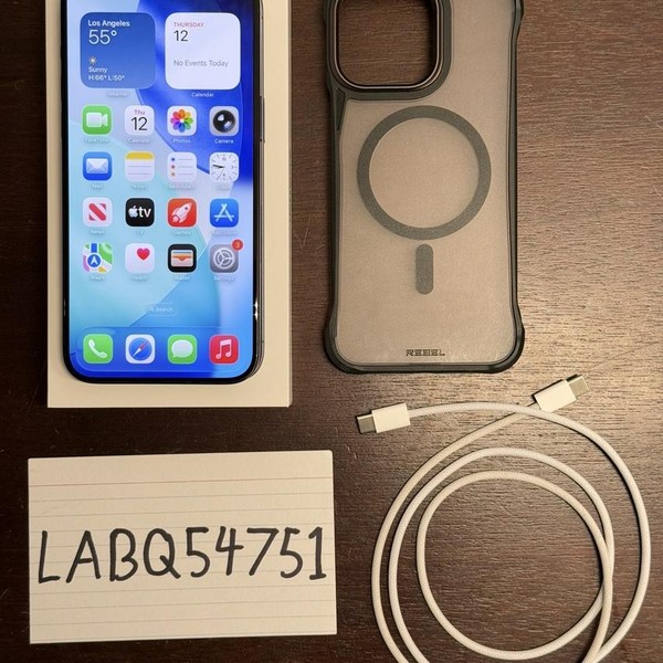 Apple iPhone 15 Pro Max - Unlocked, 256 GB, Blue, A2849