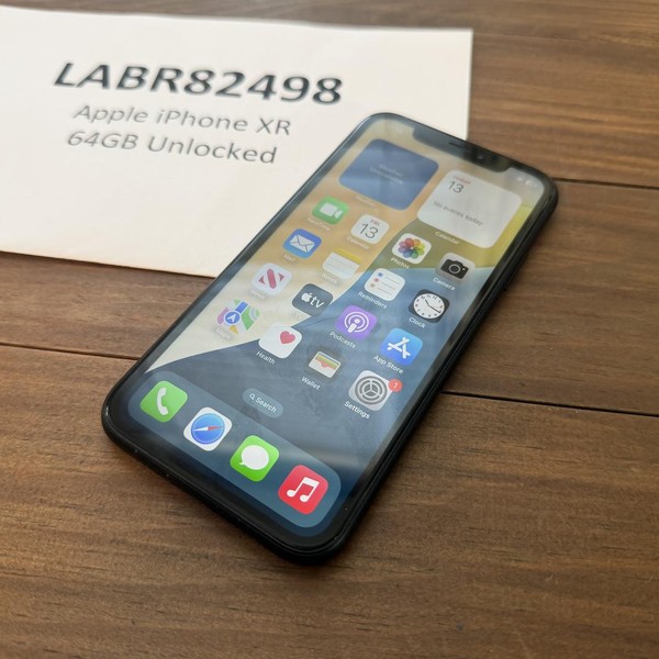 Apple iPhone Xr - Unlocked, 64 GB, Black, A1984