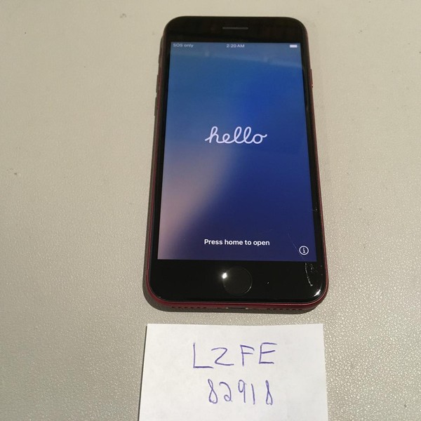 Apple iPhone SE 3rd Gen 2022 - Consumer Cellular, Red, 128 GB, A2595