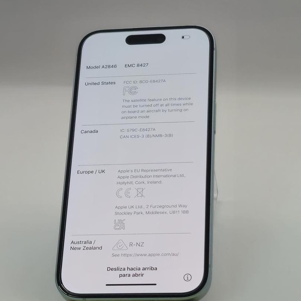 Apple iPhone 15 - AT&T, 128 GB, Blue, A2846