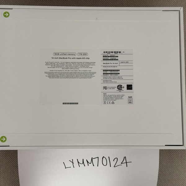 MacBook Pro Late 2023 (M3) - 14 inch - 1 TB, Gray, 16 GB, Apple M3, 10-core GPU