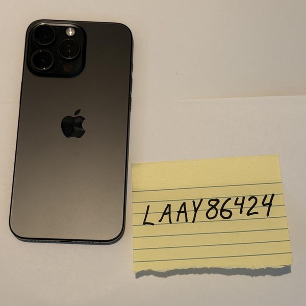 Apple iPhone 15 Pro Max - Unlocked, Black, 1 TB, A2849