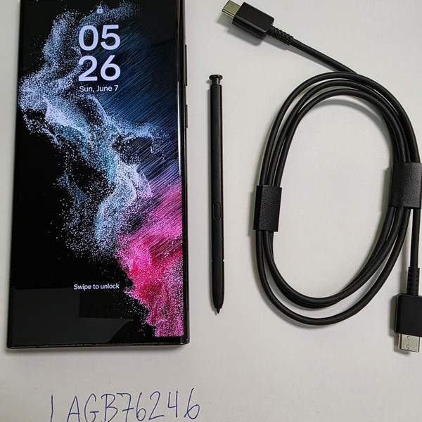 Samsung Galaxy S22 Ultra - Unlocked, 256 GB, Black, 12 GB, SM-S908U1