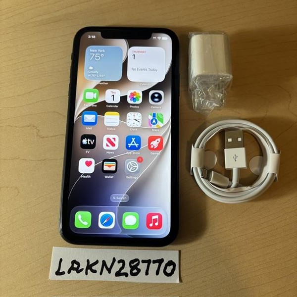 Apple iPhone 11 - Unlocked, 64 GB, Black, A2111