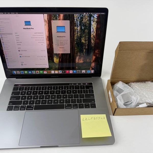 MacBook Pro 2019 - 15 inch - I7, Gray, 256 GB, 16 GB