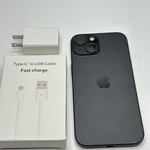 Good Apple iPhone 15 - Unlocked, 256 GB, Black, A2846
