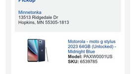 Good
													Moto G Stylus 5G (2023) - Unlocked, Black, 128 GB, 6 GB, photo 4 of 42