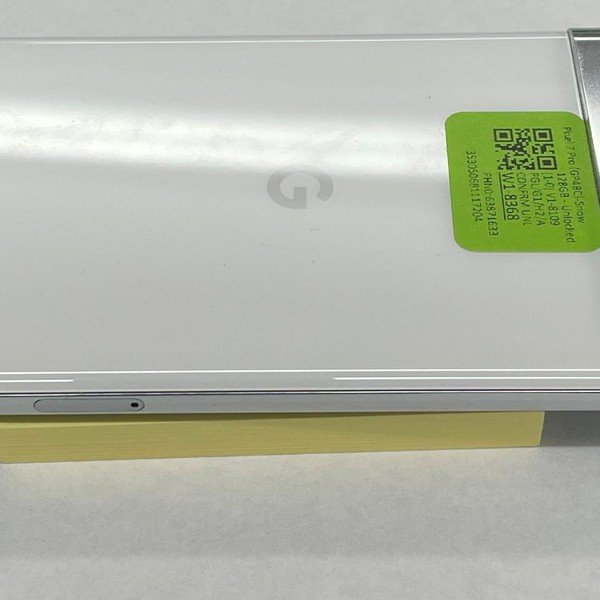 Google Pixel 7 Pro - Unlocked, 128 GB, Snow, 12 GB, GE2AE