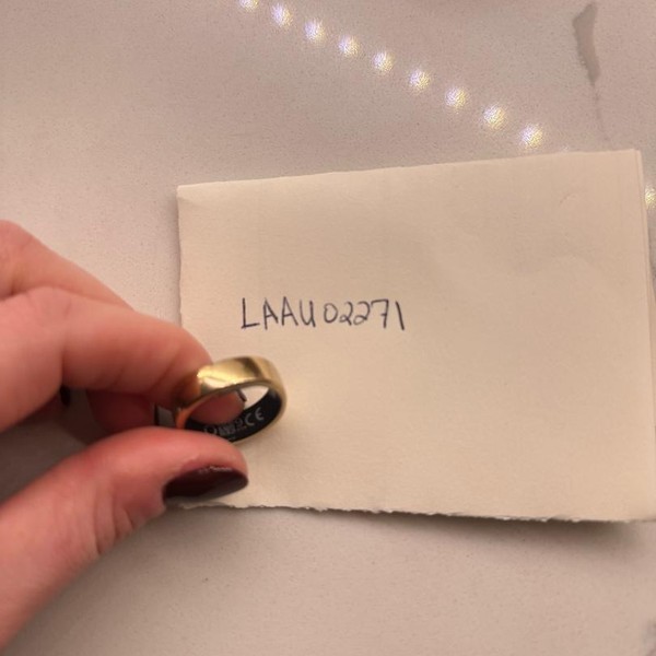 RingConn Smart Ring Gen 2 - Gold, Size 9