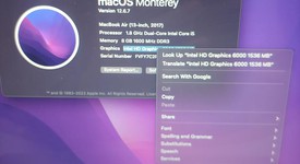 Good
													MacBook Air 2017 - 13" - I5, Silver, 128 GB, 8 GB, photo 3 of 8