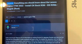 Good
													Lenovo Legion Y700 Tablet (2022) - Wi-Fi, 256 GB, 12 GB, photo 5 of 20