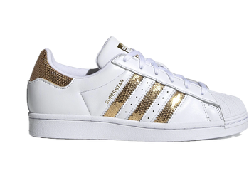 adidas Superstar White Gold Sequins (Women's) for sale