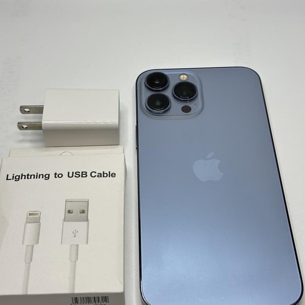 Apple iPhone 13 Pro Max - Unlocked, 128 GB, Sierra Blue, A2484