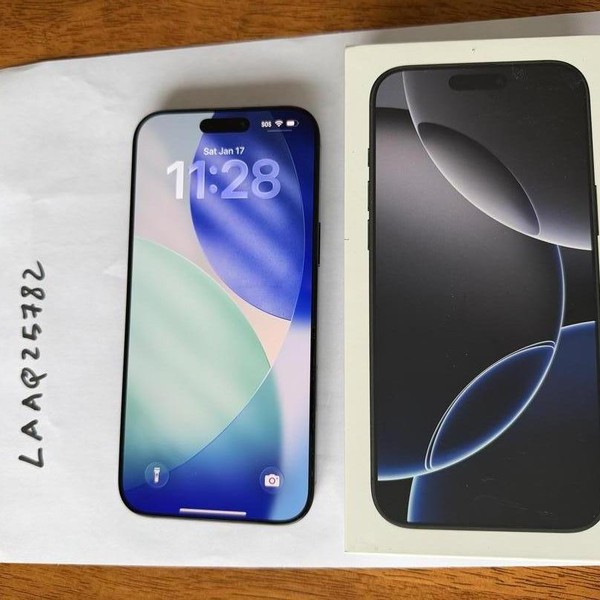 Apple iPhone 16 Pro Max - Unlocked, 256 GB, Black, A3084