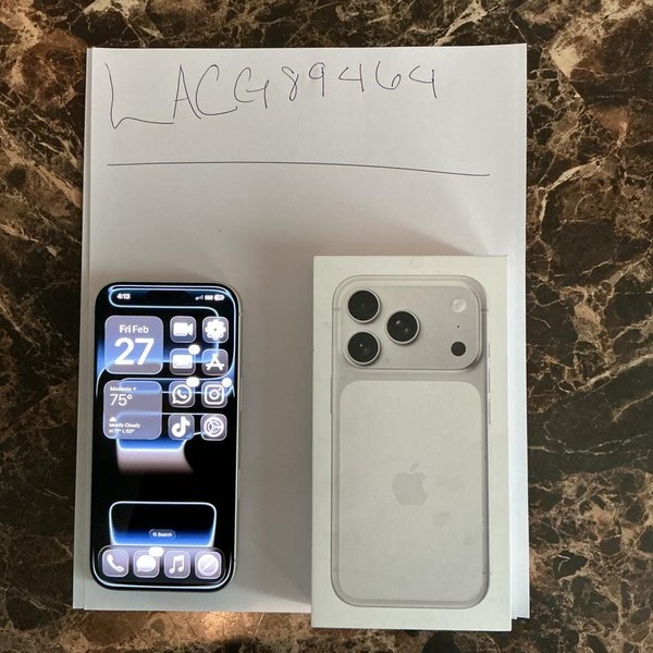 Apple iPhone 17 Pro - Unlocked, 256 GB, Silver, A3256