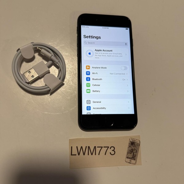 Apple iPhone SE 3rd Gen 2022 - Unlocked, 64 GB, Midnight, A2595