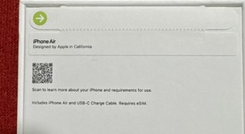 New
													Apple iPhone Air - Unlocked, Space Black, 256 GB, A3260, photo 2 of 5