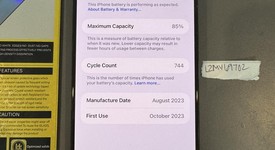 Good
													Apple iPhone 15 Pro Max - Unlocked, Black, 256 GB, A2849, photo 1 of 7