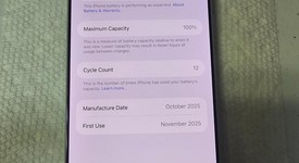 Mint
													Apple iPhone 17 Pro Max - Unlocked, Silver, 256 GB, A3257, photo 2 of 12