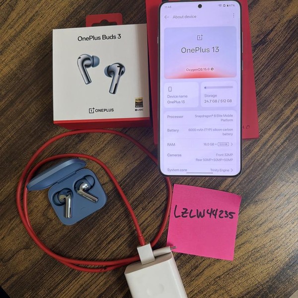 OnePlus 13 - Unlocked, 512 GB, Arctic Dawn, 16 GB