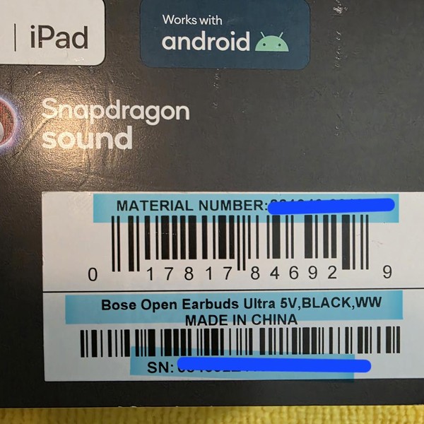 Bose Ultra Open Earbuds - Black