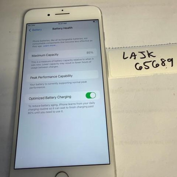 Apple iPhone 7 Plus - Unlocked, 128 GB, Silver, A1661