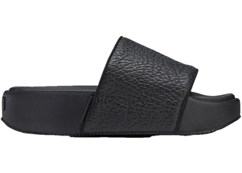 adidas Y-3 Slides Tumbled Leather Black for sale
