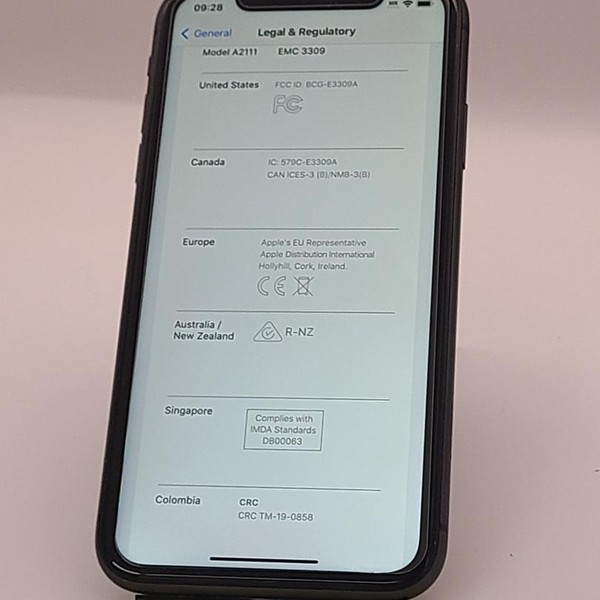 Apple iPhone 11 - AT&T, 64 GB, Black, A2111