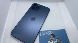 Good
													Apple iPhone 12 Pro Max - Unlocked, Pacific Blue, 128 GB, A2342, photo 3 of 8