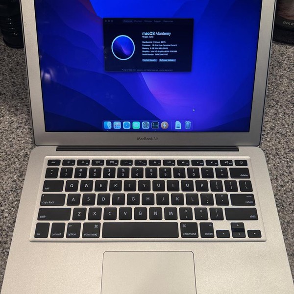MacBook Air 2017 - 13 inch - 512 GB, Silver, 8 GB, Intel Core i5