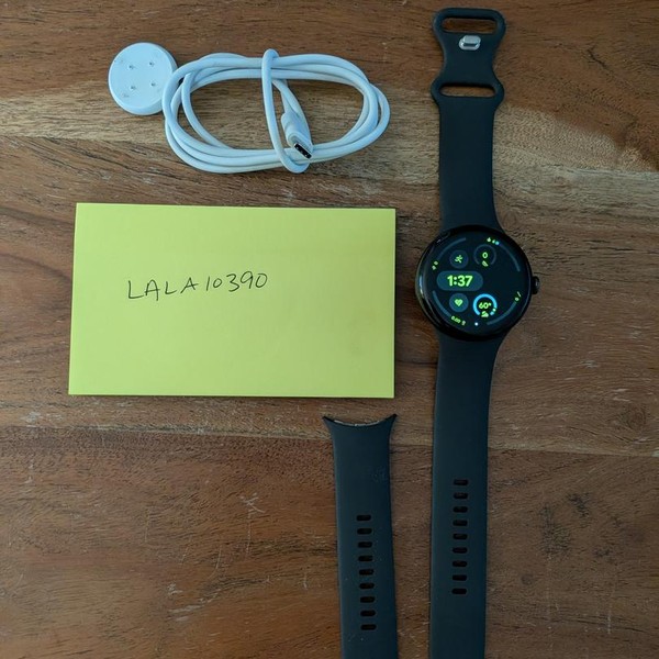 Google Pixel Watch 3 - Unlocked, Black, 45mm, LTE