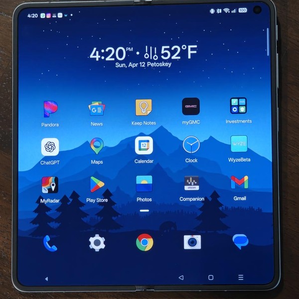 Oppo Find N6 - Unlocked Non-US, 512 GB, Titanium, 16 GB