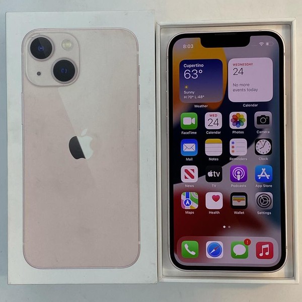 Apple iPhone 13 Mini - Unlocked, 128 GB, Pink, A2481