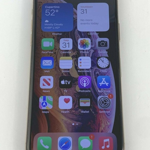 Apple iPhone Xs - Unlocked, 64 GB, Gold, A1920