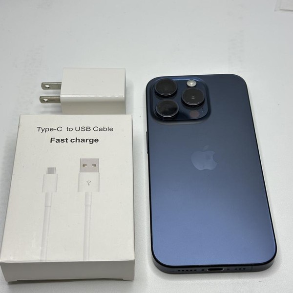 Apple iPhone 15 Pro - Unlocked, 512 GB, Blue, A2848