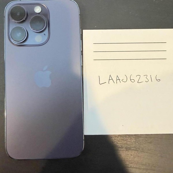 Apple iPhone 14 Pro - Unlocked, 128 GB, Purple, A2650