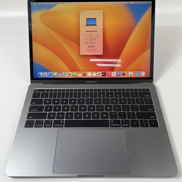 MacBook Pro 2017 (With Touch Bar) - 13 inch - 256 GB, Gray, 16 GB, Intel Core i7