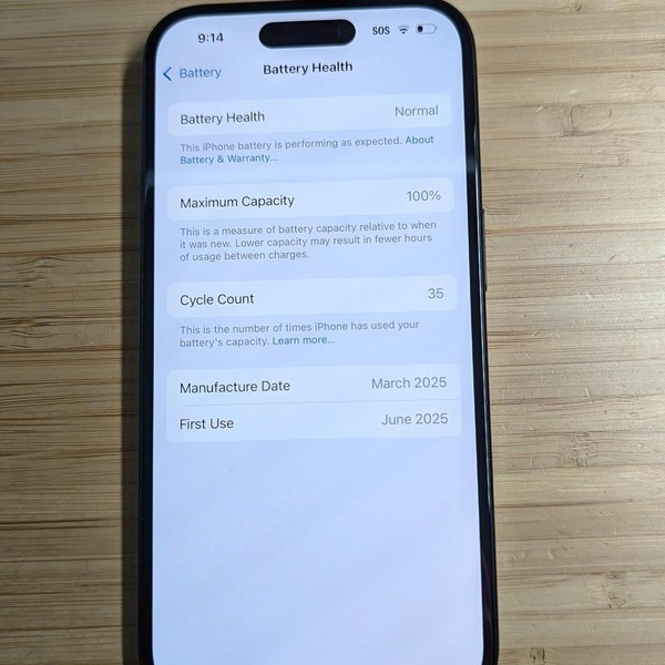 Apple iPhone 16 - Unlocked, 128 GB, Black, A3081